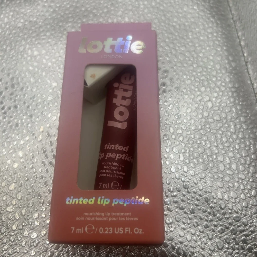 Peptide Lip Tint Nourishing Glaze, Raspberry Jam, 0.23oz, New 7ml Vegan PETA